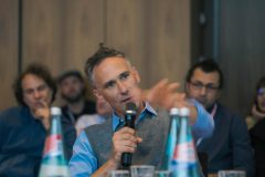 Vorgespräch Fishbowl »Mit Grüßen aus der Praxis«: Holm Taddiken (Produzent).